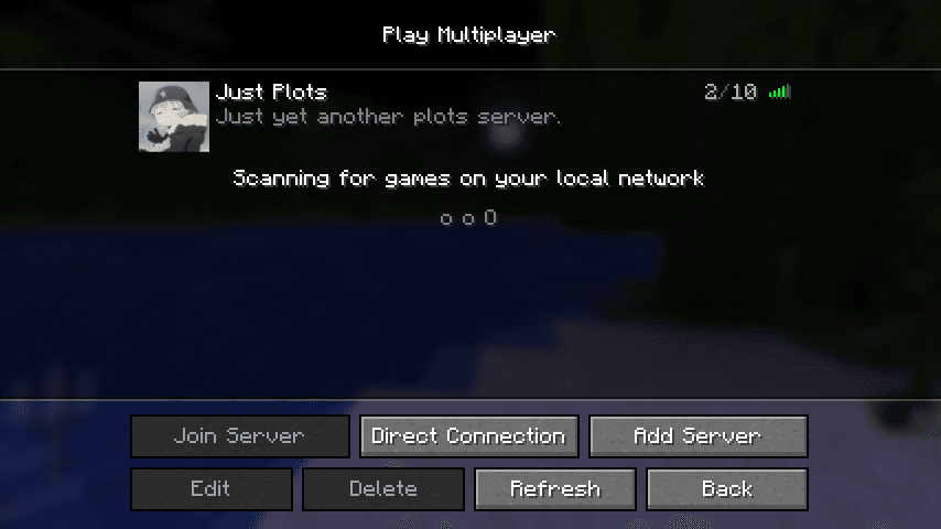 Server MOTD after adding